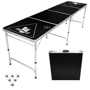 GoPong 8-Foot Portable Folding Beer Pong / Flip Cup Table