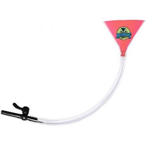 Large Beer Bong Funnel with Valve (3’ Long) Fun for College Parties, Tailgating, Spring Break, and Drinking Games | Kink-Free Tube, Leak-Resistant Valve | Custom Colors