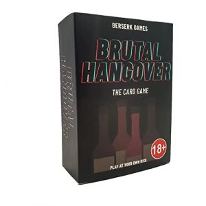 Brutal Hangover - The Card Game | Drinking /Adult Party Game | Perfect for games nights, Pree's, Bachelor & Bachelorette parties and Student | Includes 3in1 games