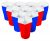 Reusable Party Pong Cup Set – 22 Cups – 3 Balls